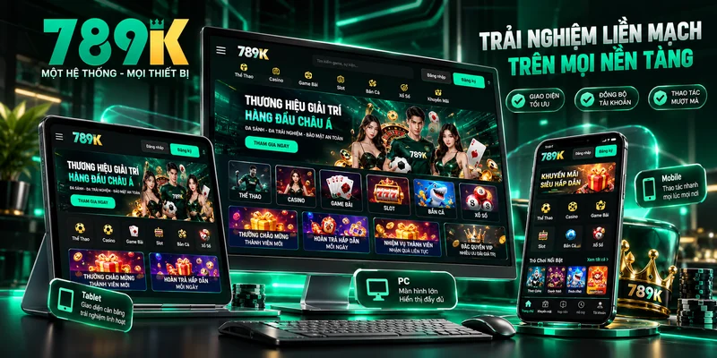 789K trên Mobile, Tablet và PC